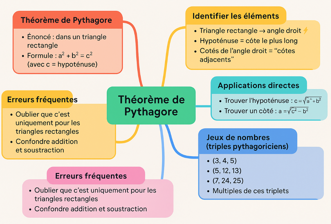math-matiques-4e-carte-mentale-les-th-or-mes-de-pythagore-et