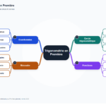 Carte mentale de Trigonométrie en Première, synthèse du programme de mathématiques